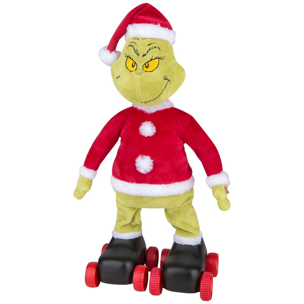 Grinch Christmas Animated Plush Toy On Skates Collectible Roller Skating Dr Seuss Gift Musical