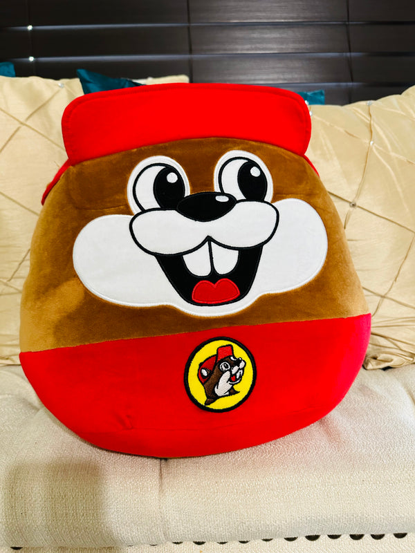 Bucees Pillow Home Decor Collectible Plush Cuddle And Soft Squishy Buc-ee’s