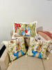 Beatrix Potter Peter Rabbit Farm Home Decor Cushion Sofa Bed Throw Pillows w Tassels Vintage Style 18” Easter Set of 3